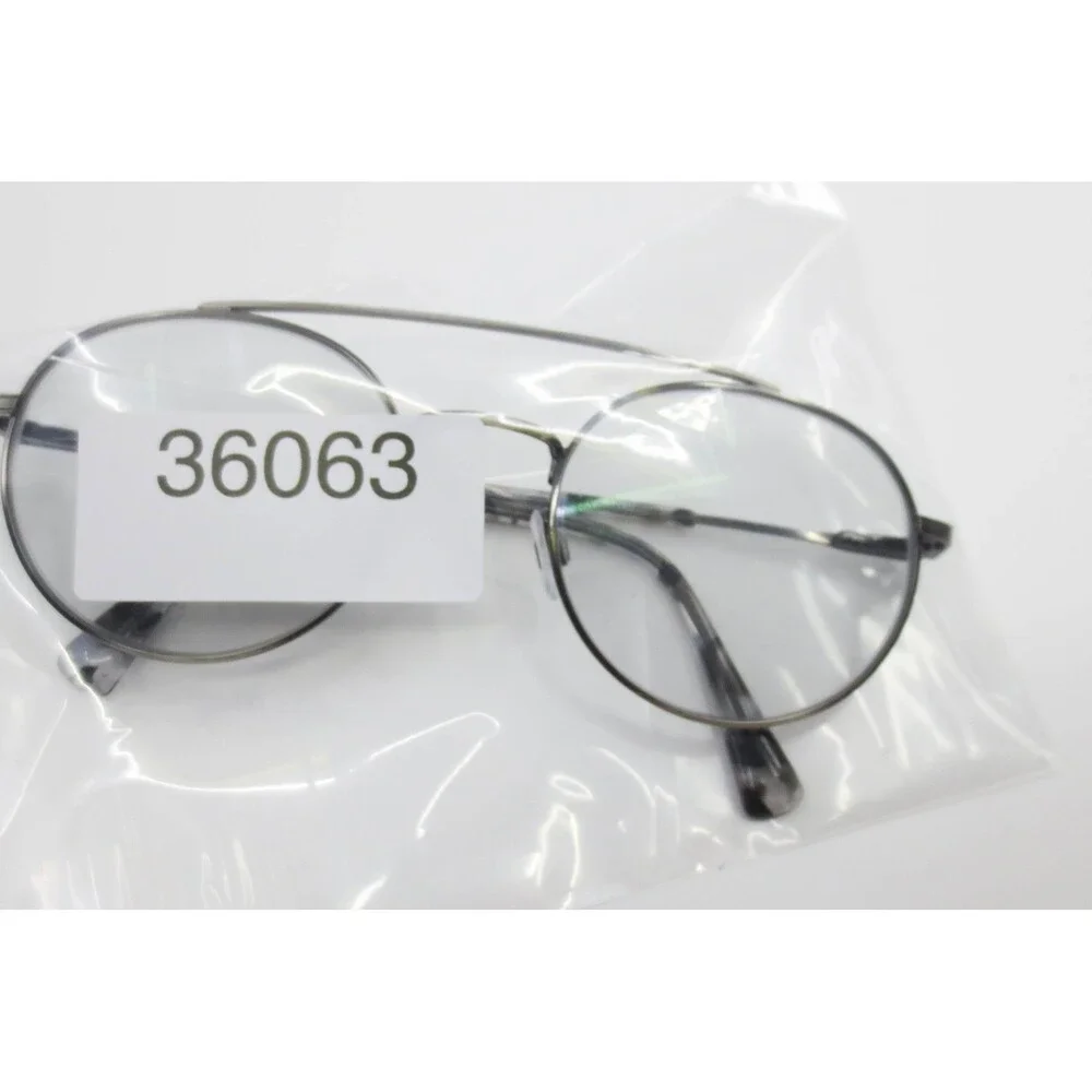 Zyloware Myles 804M Eyeglasses Gunmetal Round Double Bridge Frames 53-21-140